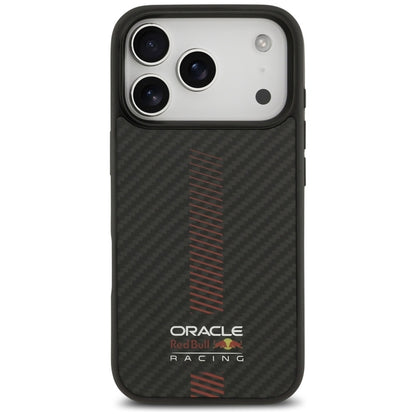 Red Bull Kevlar Powerbar MagSafe - iPhone 17 Pro dėklas (juodas)