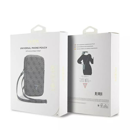 Guess Zip 4G Triangle - Telefono rankinė (ruda)