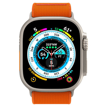 Spigen Fit Lite Ultra – dirželis, skirtas Apple Watch 42/44/45/49 mm (oranžinė)