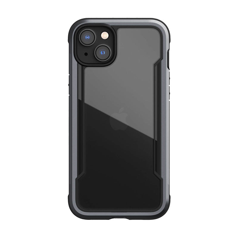 X-Doria Raptic Shield – aliumininis dėklas, skirtas iPhone 14 Plus (išbandytas numetus iš 3 m aukščio) (juodas)