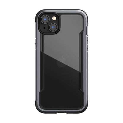 X-Doria Raptic Shield – aliumininis dėklas, skirtas iPhone 14 Plus (išbandytas numetus iš 3 m aukščio) (juodas)