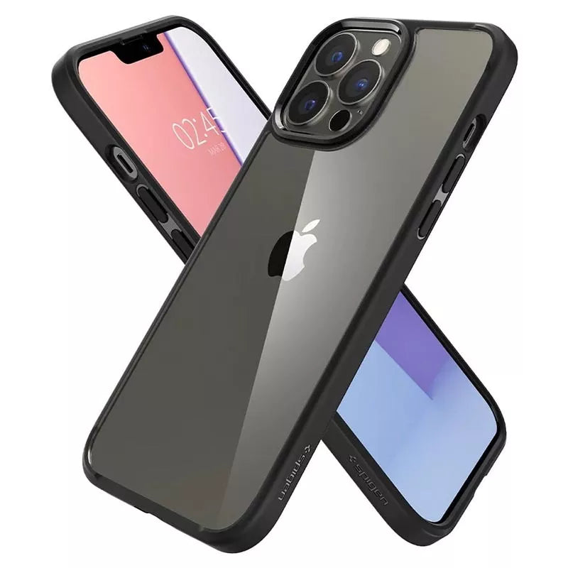 Spigen Ultra Hybrid – „iPhone 13 Pro“ dėklas (juodas)