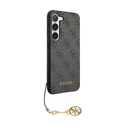 "Guess 4G Charms" kolekcija - dėklas "Samsung Galaxy A55 5G" (juodas)