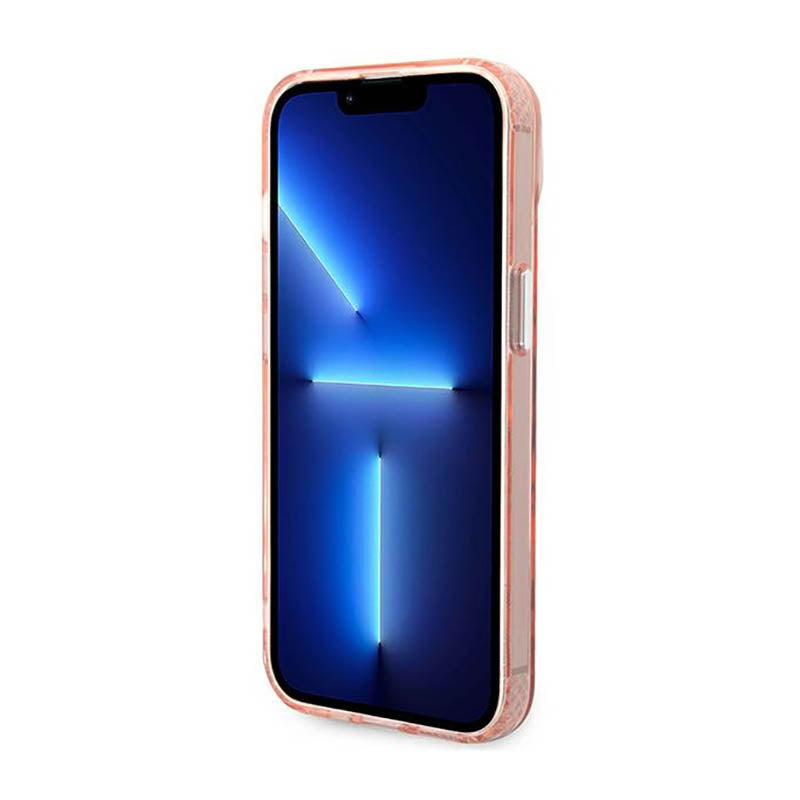 Karl Lagerfeld Karl&Choupette aliumininis MagSafe – dėklas, skirtas iPhone 14 Plus (rožinis)