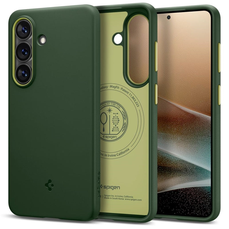 Spigen Nano Pop Mag MagSafe dėklas, skirtas Samsung Galaxy S26 (Avo Green)