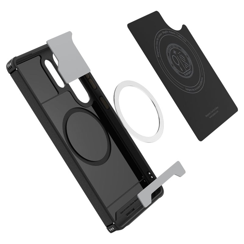 Spigen Core Armor Mag MagSafe – dėklas, skirtas Samsung Galaxy S25 Ultra (matinė juoda)
