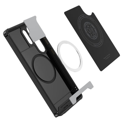 Spigen Core Armor Mag MagSafe – dėklas, skirtas Samsung Galaxy S25 Ultra (matinė juoda)