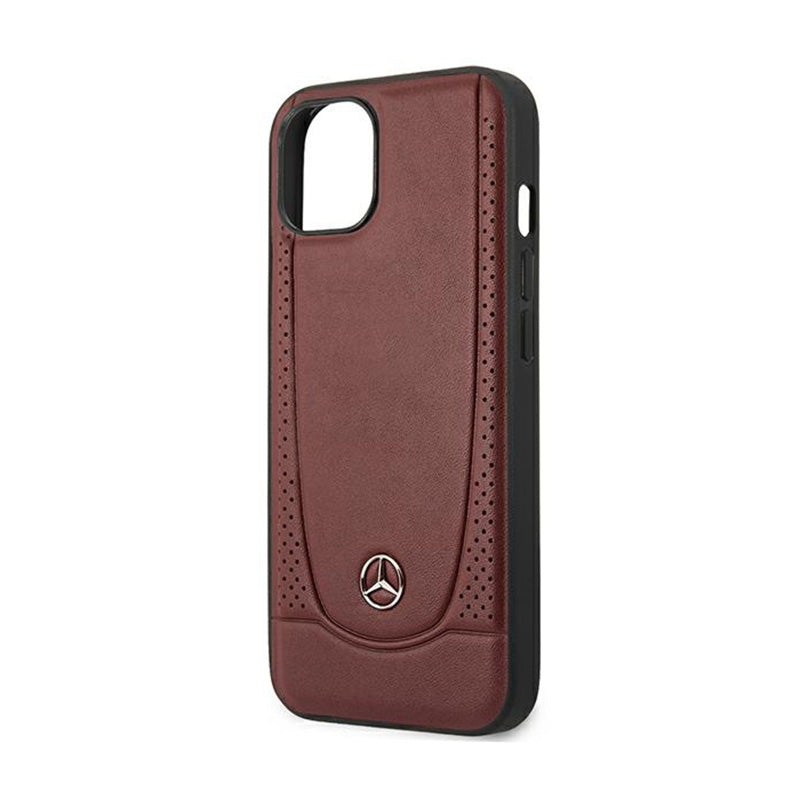 Mercedes Leather Urban Line – Dėklas iPhone 15 (raudonas)