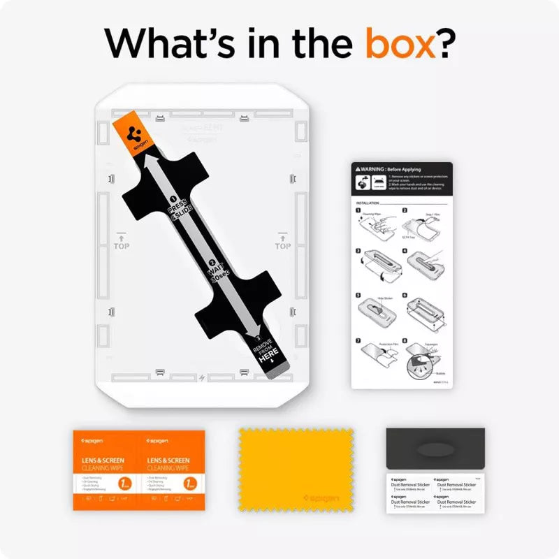 Spigen GLAS.TR EZ FIT - Grūdintas stiklas, skirtas iPad Pro 11" (M4, 2024) (skaidrus)