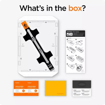 Spigen GLAS.TR EZ FIT - Grūdintas stiklas, skirtas iPad Pro 11" (M4, 2024) (skaidrus)