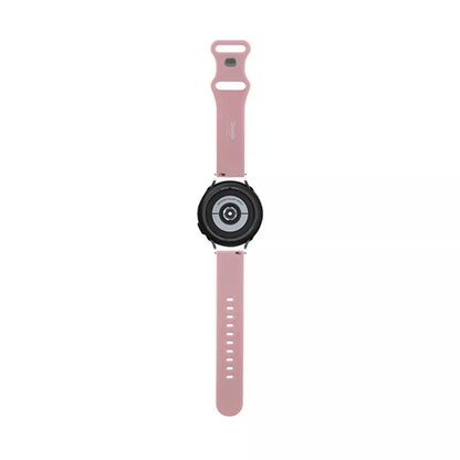 Hello Kitty Silikonas Kitty Galvutė - Universalus 20 mm išmaniojo laikrodžio dirželis (rožinis)
