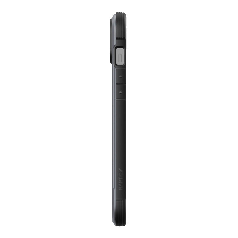 X-Doria Raptic Shield – aliumininis dėklas, skirtas iPhone 14 Plus (išbandytas numetus iš 3 m aukščio) (juodas)