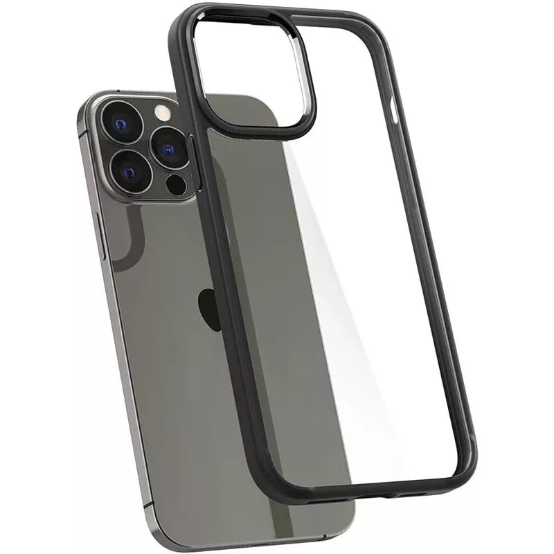 Spigen Ultra Hybrid – „iPhone 13 Pro“ dėklas (juodas)