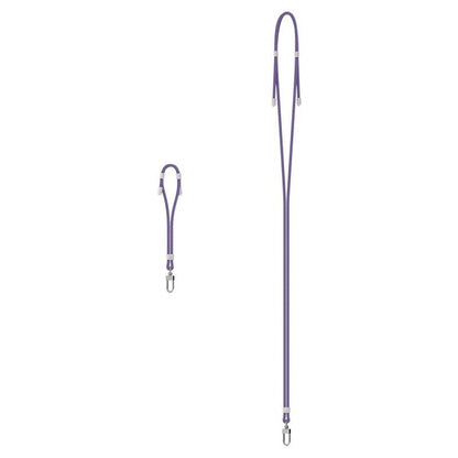 Spigen Universalus Dirželių Rinkinys Krūtinės ir Riešo - Telefono Dirželis ant Peties ir Riešo (Tamsiai Violetinė)