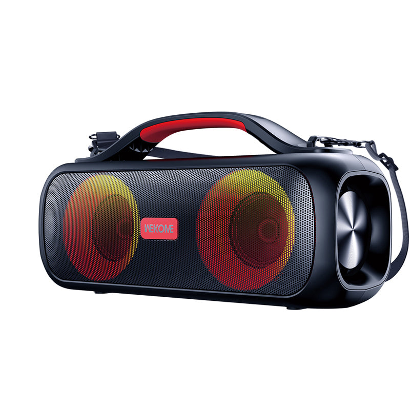 WEKOME D38 Yinla Series - V5.0 30W RGB LED Nešiojamas Belaidis Bluetooth Garsiakalbis (Juodas)