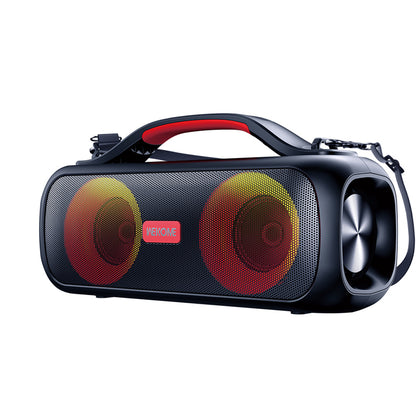 WEKOME D38 Yinla Series - V5.0 30W RGB LED Nešiojamas Belaidis Bluetooth Garsiakalbis (Juodas)
