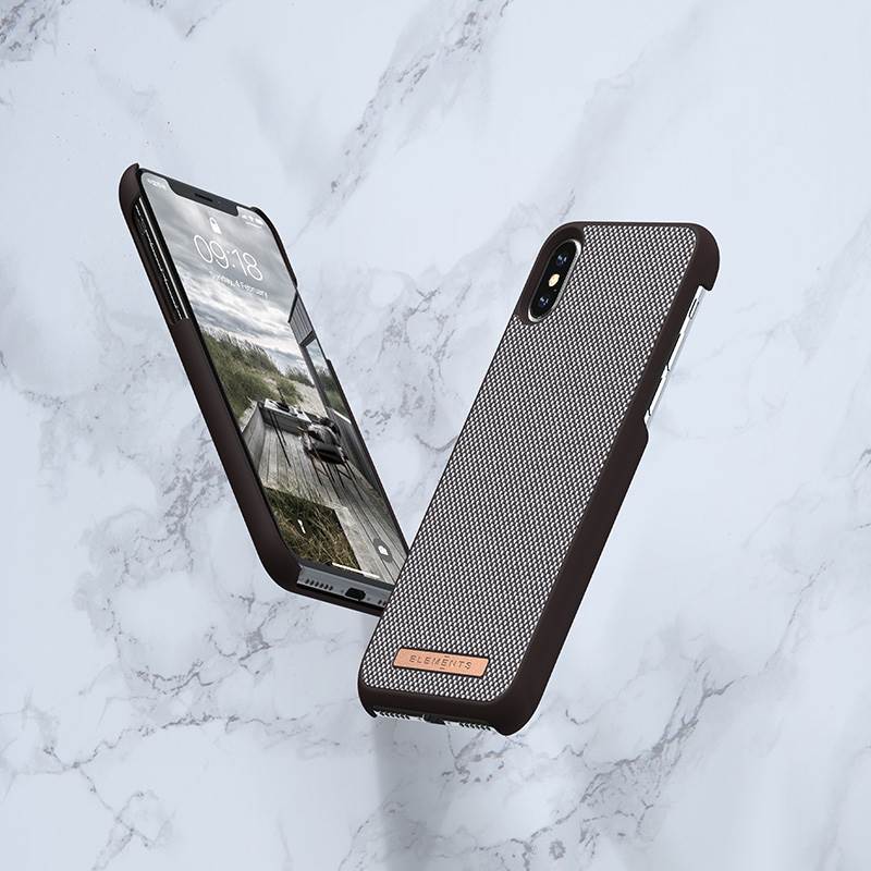 Nordic Elements Saeson Idun – Dėklas skirtas iPhone Xs Max (tamsiai rudas)