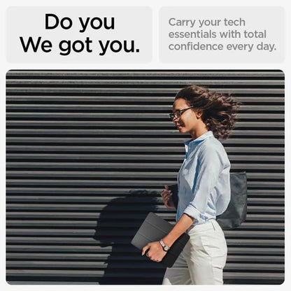 Spigen Urban Fit - dėklas, skirtas iPad Air 13" M3 (2025) / M2 (2024) (juodas)