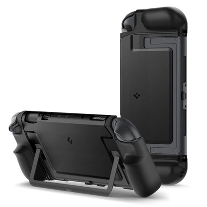 Spigen Dual Grip – dėklas, skirtas Nintendo Switch 2 (juoda)