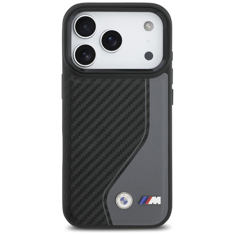 BMW M Carbono Logotipas MagSafe dėklas iPhone 17 Pro (antracito)