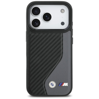 BMW M Carbono Logotipas MagSafe dėklas iPhone 17 Pro (antracito)