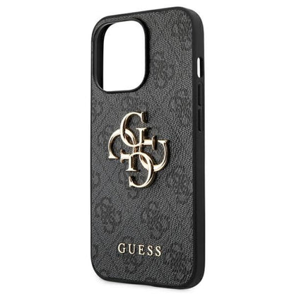 Guess 4G Didelis Metalinis Logotipas – Dėklas, skirtas iPhone 13 Pro (pilkas)