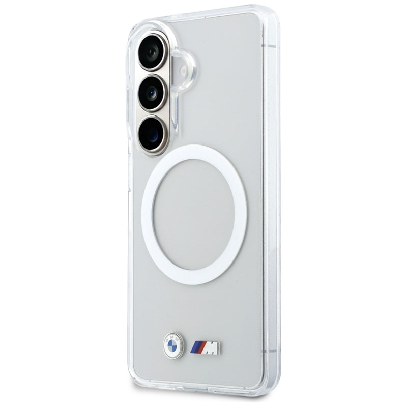 BMW IML Smūgiams Atsparus Metalinis Logotipas MagSafe - Samsung Galaxy S26 dėklas (Skaidrus)