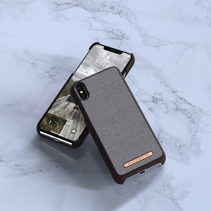 Nordic Elements Saeson Idun – Dėklas skirtas iPhone Xs Max (tamsiai rudas)