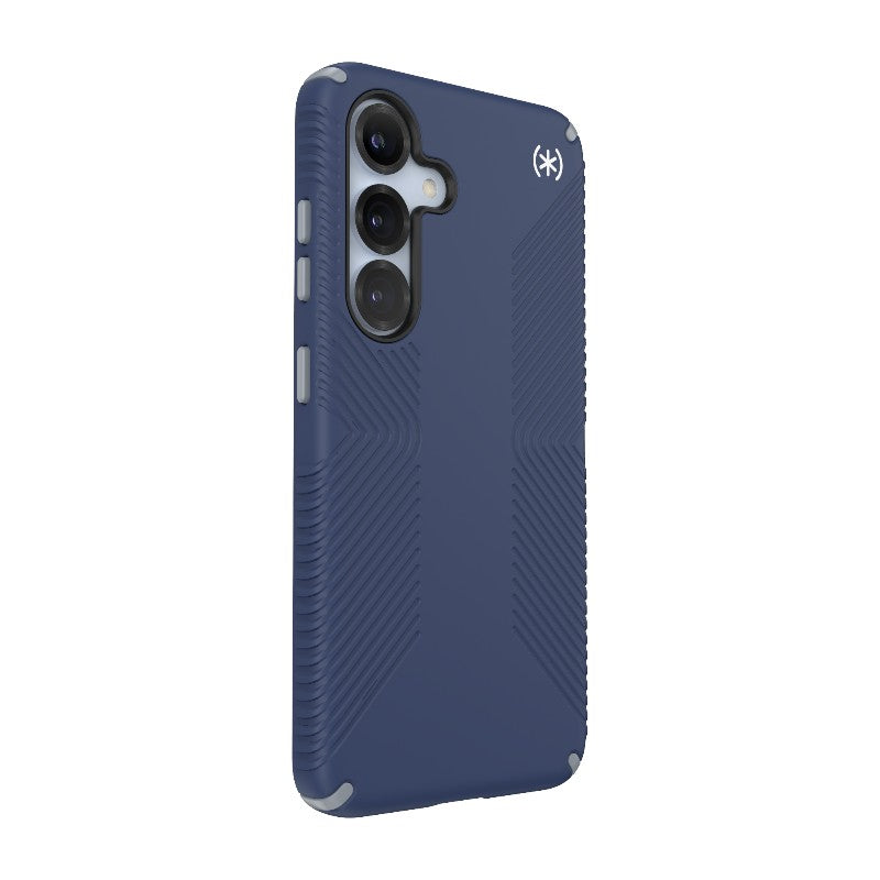 Speck Presidio2 Grip Magnet – dėklas Samsung Galaxy S25 / 24 MagSafe (Coastal Blue/Dust Grey/White)