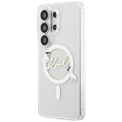 Karl Lagerfeld IML KC Script MagSafe - Samsung Galaxy S26 Ultra dėklas (Skaidrus)