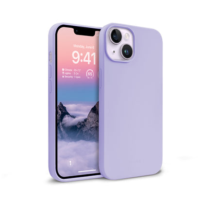 "Crong Color Cover" skysto silikono dėklas "iPhone 14 Max" (violetinis)