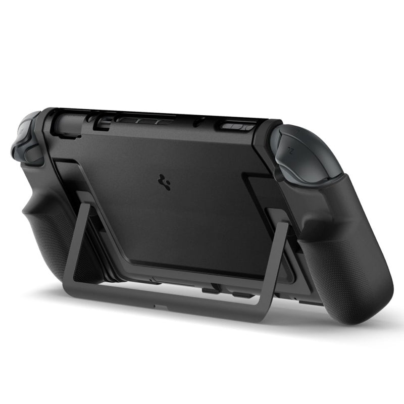 Spigen Dual Grip – dėklas, skirtas Nintendo Switch 2 (juoda)
