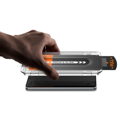 Spigen GLAS.TR EZ Fit Pro – grūdintas stiklas, skirtas „Samsung Galaxy S25 Edge“