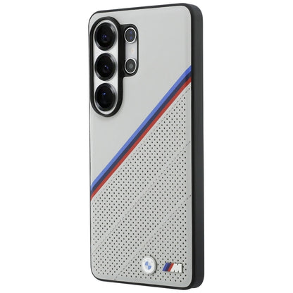 BMW Trijų spalvų metalo logotipas MagSafe dėklas Samsung Galaxy S26 Ultra (Pilka)