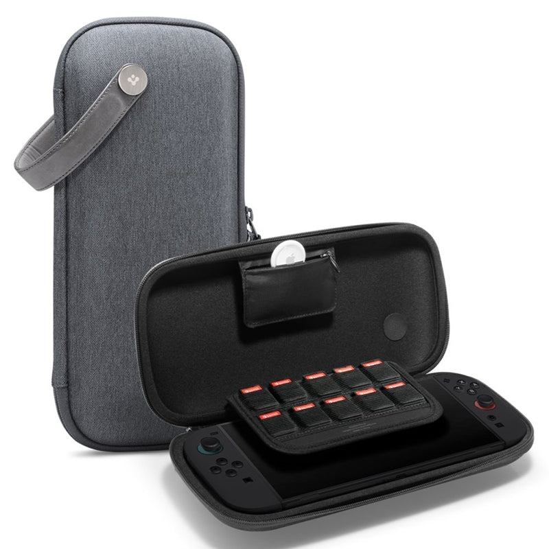 Spigen Klasden Pouch – dėklas Nintendo Switch 2 (Anglies pilka)