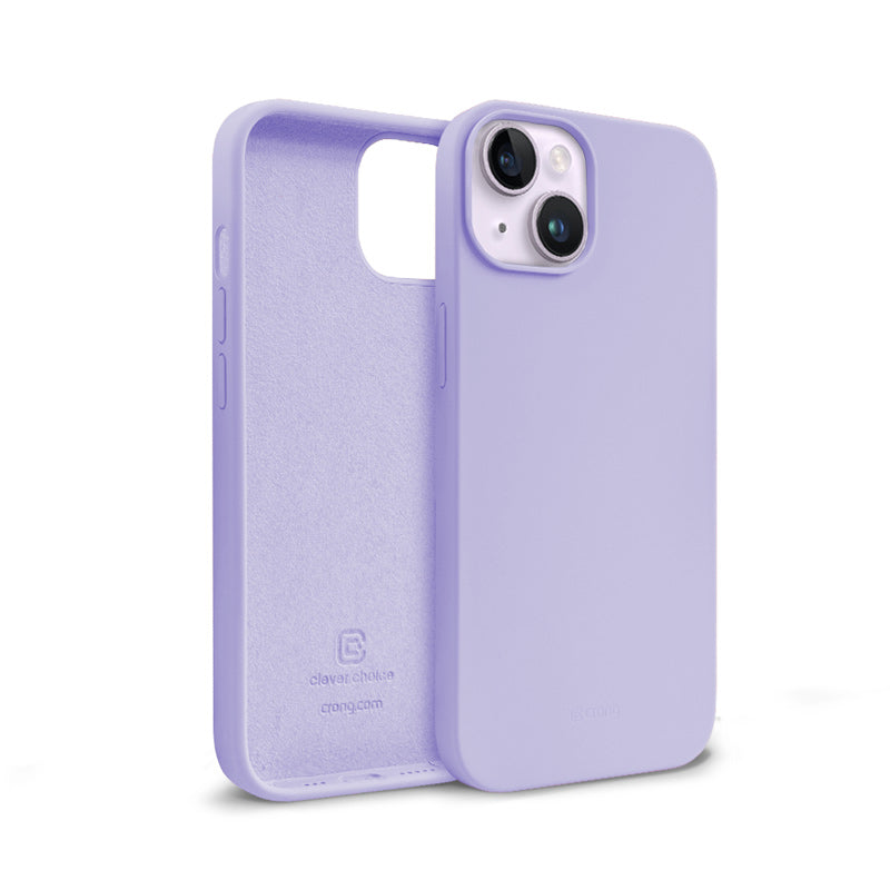 "Crong Color Cover" skysto silikono dėklas "iPhone 14 Max" (violetinis)