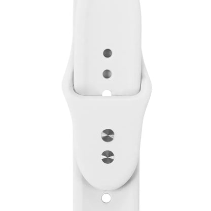 Crong Liquid – Dirželis Apple Watch 44/45/46/49 mm (baltas)