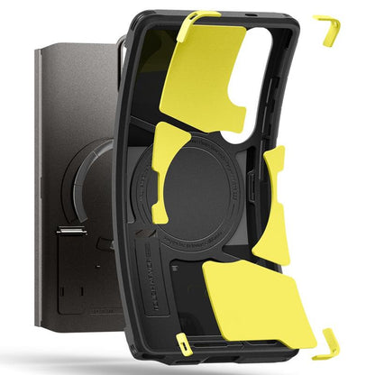 Spigen Tough Armor MagSafe – „Samsung Galaxy S25 Ultra“ dėklas (spalva „Gunmetal“)