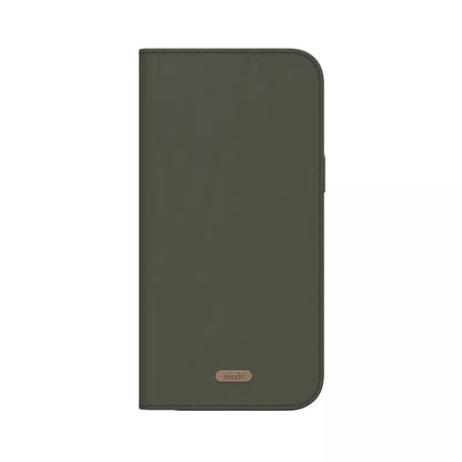 Moshi Overture MagSafe - Odinė 3-in-1 atverčiama dėklas iPhone 17 Pro Max (Smaragdo žalia)