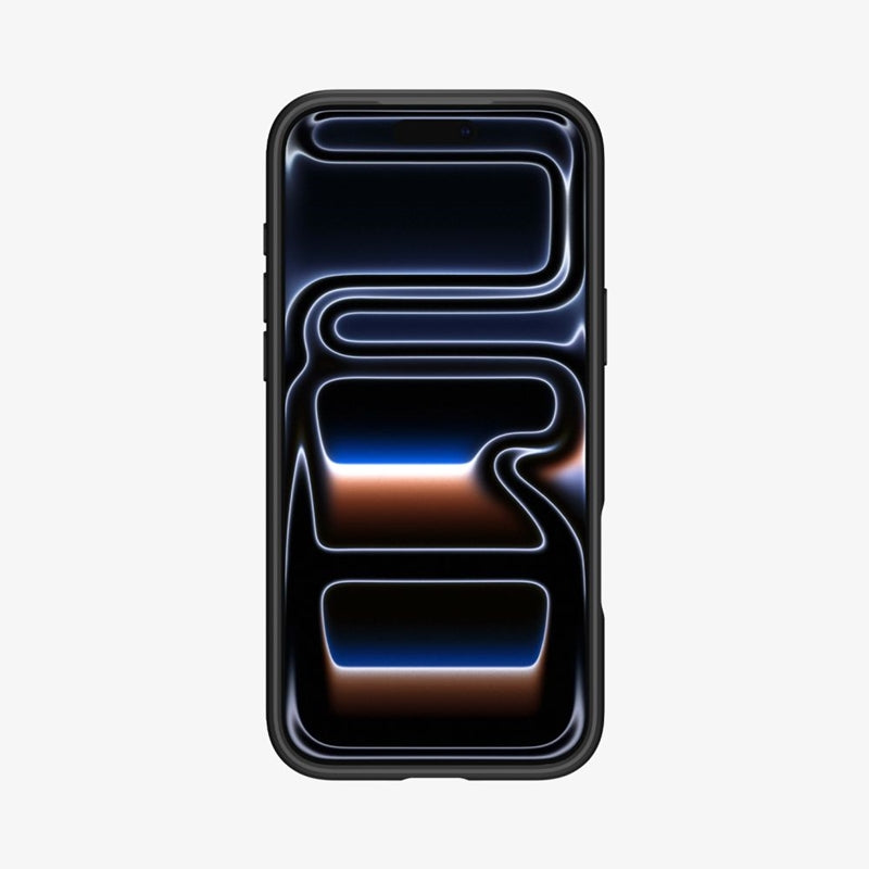 Spigen Ultra Hybrid Mag MagSafe dėklas iPhone 17 Pro (Frost Black / Orange)