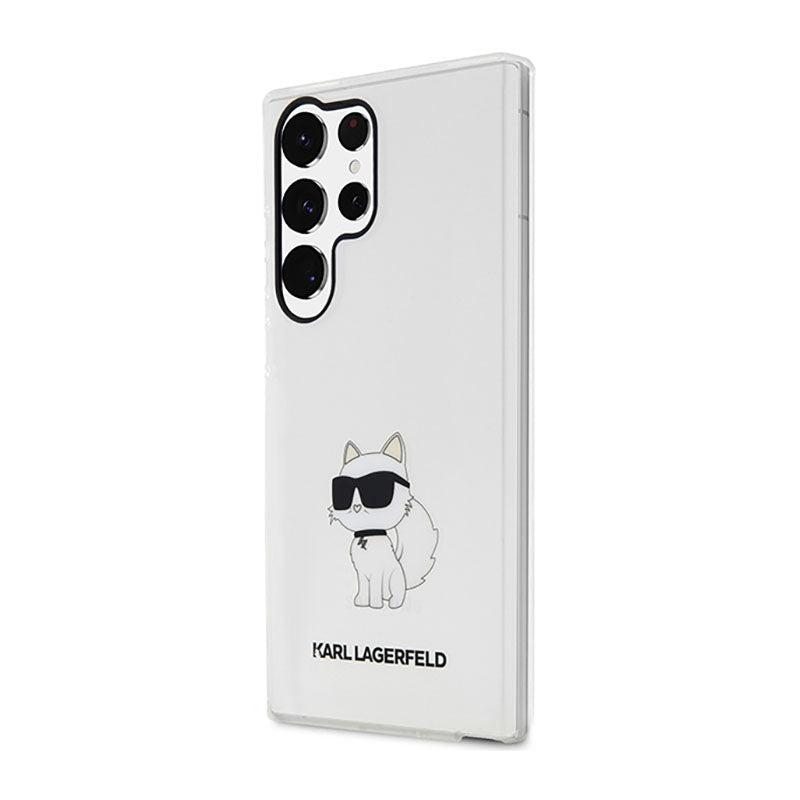 Karl Lagerfeld IML NFT Choupette - dėklas Samsung Galaxy S23 Ultra (skaidrus)