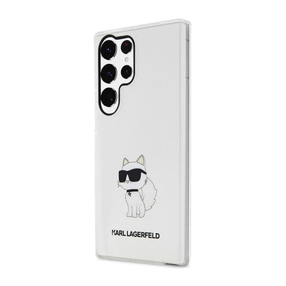 Karl Lagerfeld IML NFT Choupette - dėklas Samsung Galaxy S23 Ultra (skaidrus)
