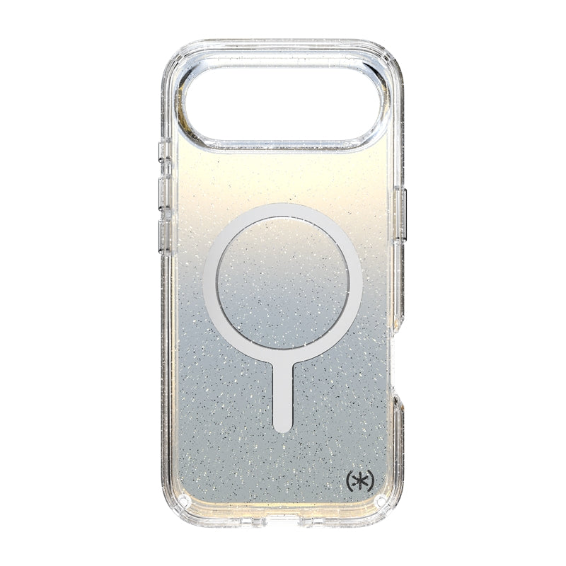 Speck Presidio Lux MagSafe - iPhone Air dėklas (Hyper Mirror Glitter / Sidabro Metalo)