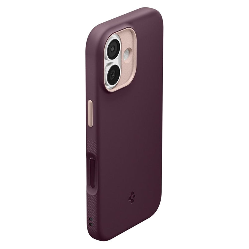Spigen Nano Pop Mag MagSafe - Dėklas, skirtas iPhone 17 (Burgundy Bean)