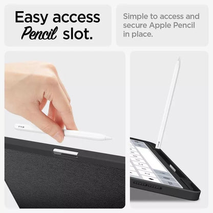 Spigen Urban Fit - dėklas, skirtas iPad Air 13" M3 (2025) / M2 (2024) (juodas)