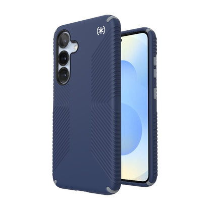 Speck Presidio2 Grip Magnet – dėklas Samsung Galaxy S25 / 24 MagSafe (Coastal Blue/Dust Grey/White)