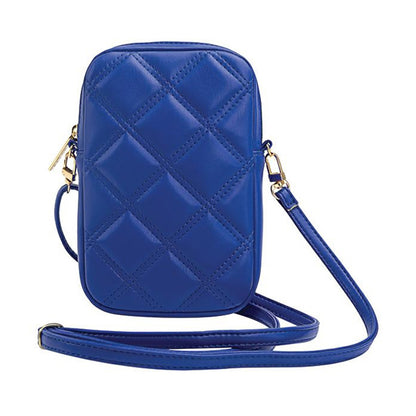 Guess Zip Quilted 4G - telefono dėklas (mėlynas)