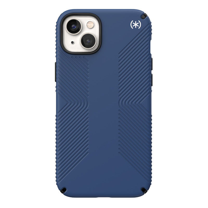 Speck Presidio2 Grip Magsafe dėklas – iPhone 15 Plus / iPhone 14 Plus (Coastal Blue / Black / White)
