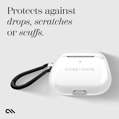 Case-Mate Tough dėklas – „AirPods 4“ dėklas (skaidrus)