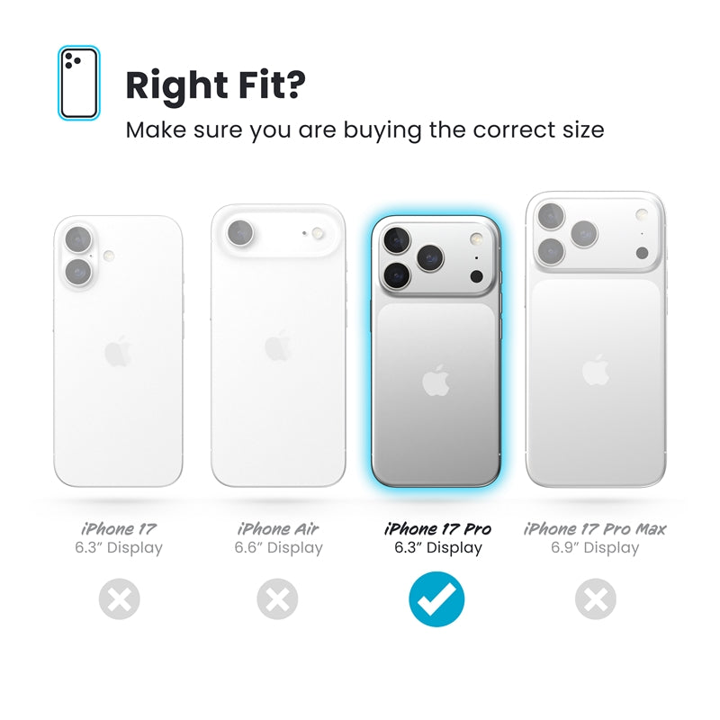 Speck Presidio2 Grip MagSafe – Dėklas iPhone 17 Pro (Tamsiai mėlynos / Sidabro metalo)